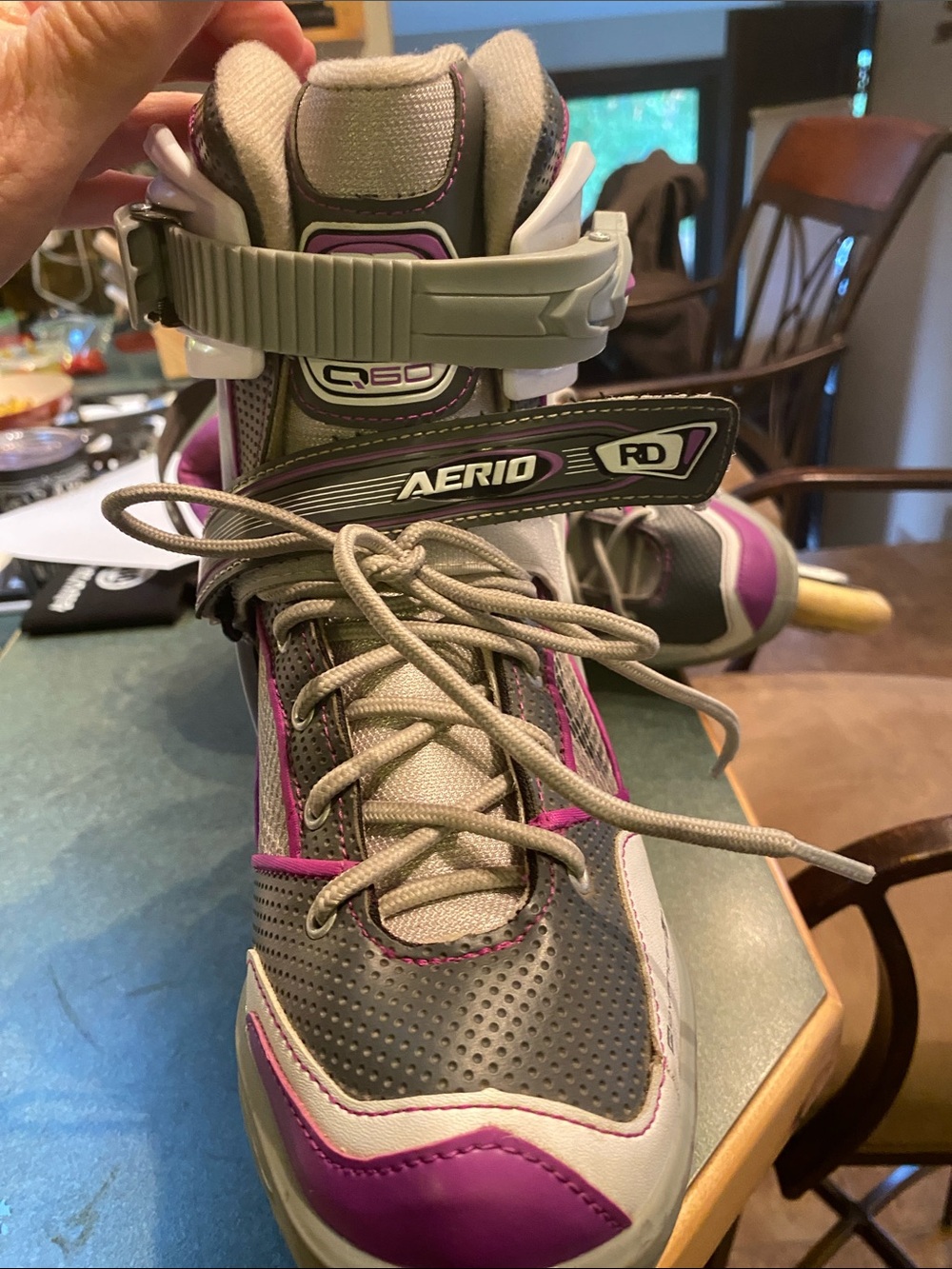 Aerio RD Women's Inline Skate - Gray and Purple